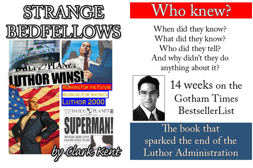 The Cover of Clark Kent's Book Strange Bedfellows