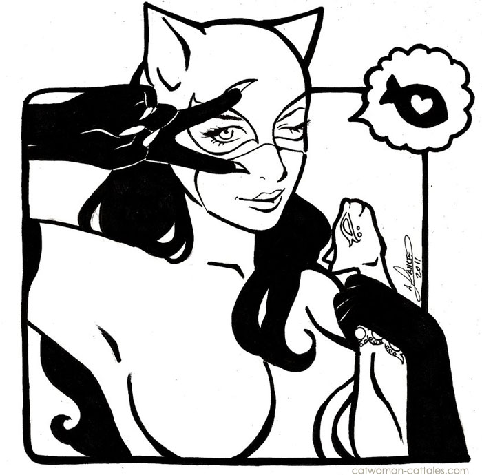 Catwoman Black & White: The Claws and the Costume