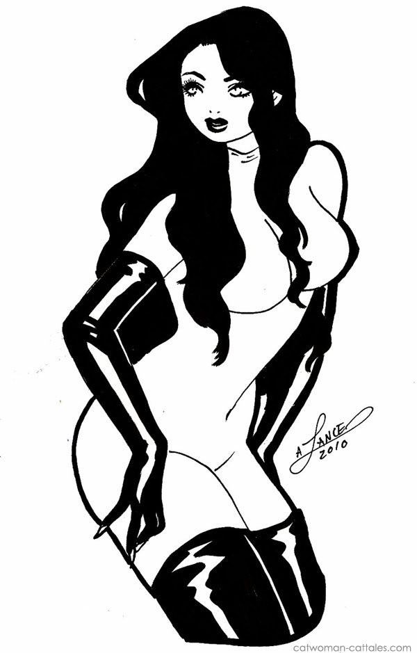 Catwoman Black & White: Her Name is Selina