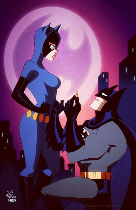 Batman-Catwoman Proposal by Rick Celis